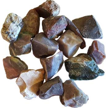 (image for) 1 lb Jasper, Fancy untumbled stones