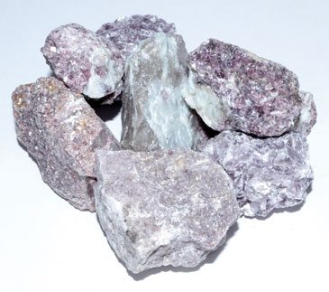 (image for) 1 lb Lepidolite untumbled stones