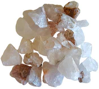 (image for) 1 lb Quartz untumbled stones