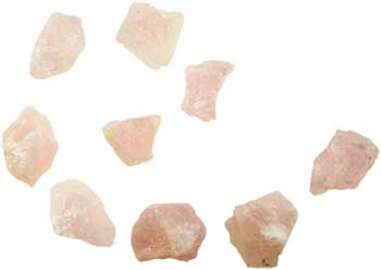(image for) 1 lb Rose Quartz untumbled stones