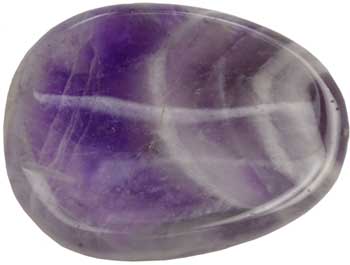 (image for) Chevron Amethyst Worry stone - Click Image to Close