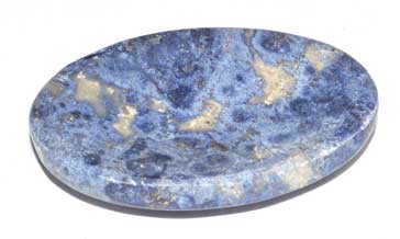 (image for) Dumoritierite worry stone - Click Image to Close