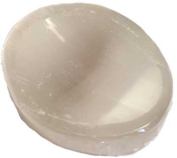 (image for) Selenite worry stone