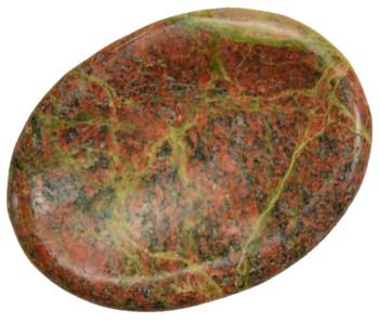 (image for) Unakite worry stone