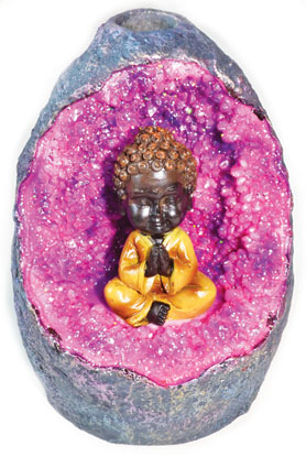 (image for) 5 1/2" Buddha Backflow LED burner - Click Image to Close