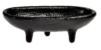 (image for) 4" Iron smudge/ incense burner - Click Image to Close