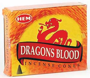 (image for) Dragon's Blood HEM cone 10pk - Click Image to Close