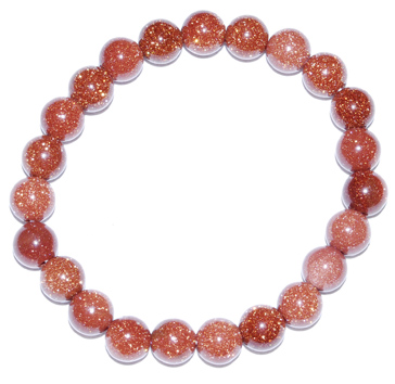 (image for) 8mm Goldstone bracelet