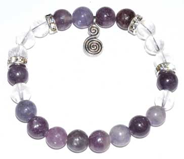 (image for) 8mm Lepidolite with Double Spiral - Click Image to Close