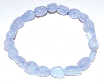 (image for) Agate, Blue Lace Nugget bracelet