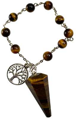 (image for) Tiger's Eye pendulum bracelet