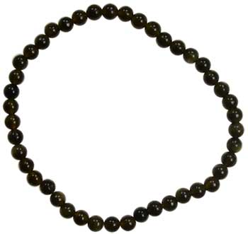(image for) 4mm Black Obsidian stretch - Click Image to Close