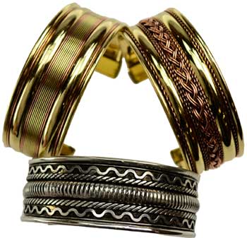 (image for) 1" assorted Two Tone bracelet
