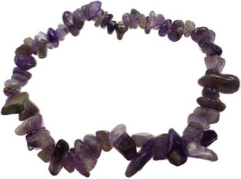 (image for) Amethyst chip bracelet