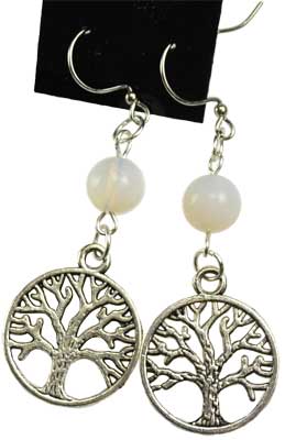 (image for) Opalite Tree of Life earrings