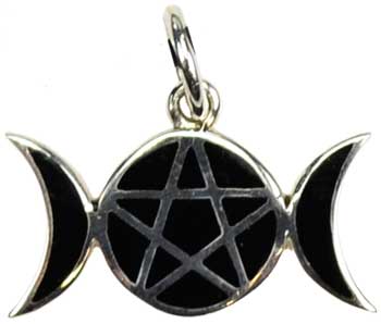 (image for) Pentagram Moons sterling - Click Image to Close
