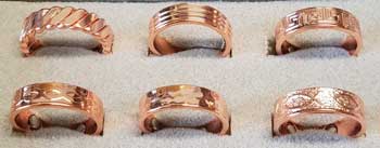 (image for) Copper Magnetic adjustable ring