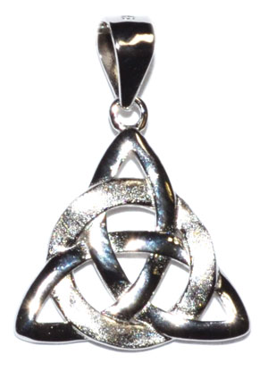 (image for) 5/8" Triquetra sterling pendant