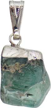 (image for) Aquamarine tumbled pendant