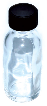 (image for) Clear 1oz Glass bottle & cap