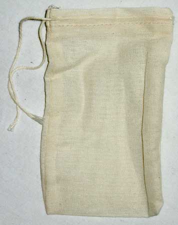 (image for) 12pk Cotton Tea Bags 3"x5"