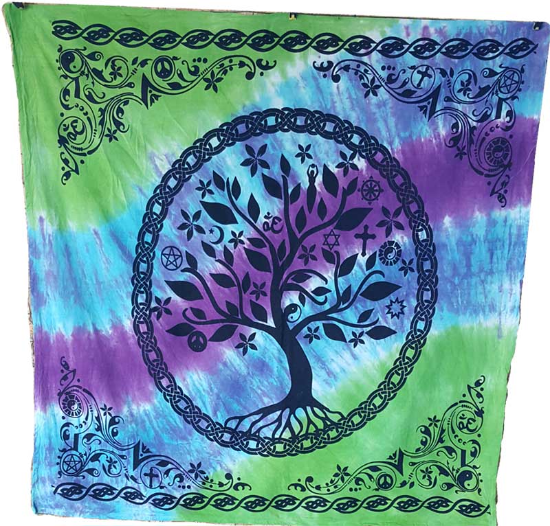 (image for) 36" x 36" Tree of Life altar cloth