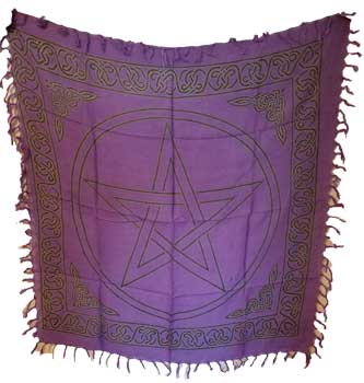(image for) Large Pentagram altar cloth