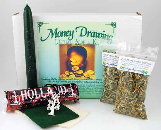 (image for) Money Drawing Boxed ritual kit
