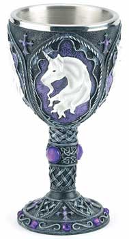 (image for) Unicorn Chalice 7 1/2" - Click Image to Close