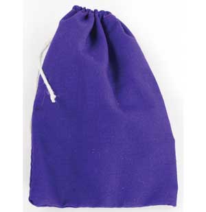 (image for) Purple Cotton Bag 3" x 4"