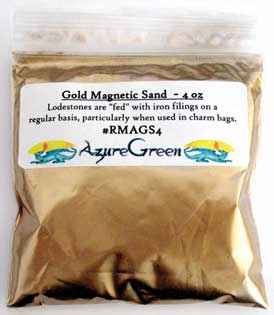 (image for) Gold Magnetic Sand 4oz - Click Image to Close