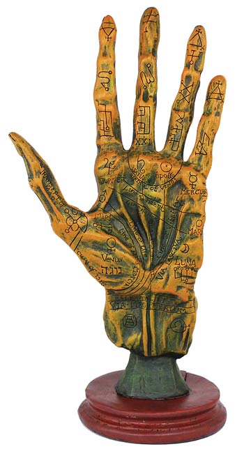 (image for) Alchemy Palmistry Hand - Click Image to Close