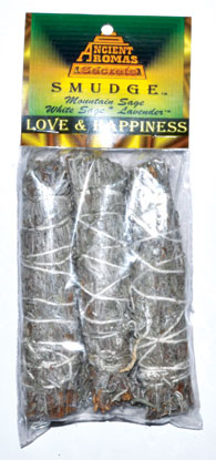(image for) Love & Happiness smudge stick 3pk 4"