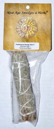 (image for) 4" Sage & Frankincense smudge stick