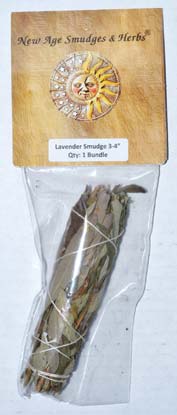 (image for) 4" Lavender smudge stick