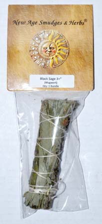 (image for) Black Sage smudge 4"
