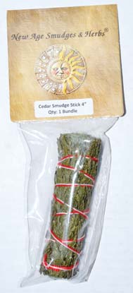 (image for) Cedar smudge stick 5"