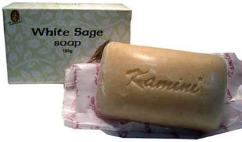 (image for) 100g White Sage soap - Click Image to Close