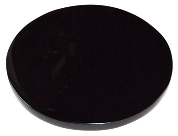 (image for) 6" Black Obsidian scrying mirror