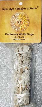 (image for) California White Sage smudge 3"