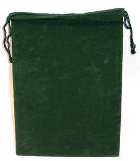 (image for) Bag Velveteen 5 x 7 Green - Click Image to Close