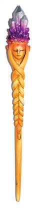 (image for) 9 1/2" Blond Elf wand - Click Image to Close
