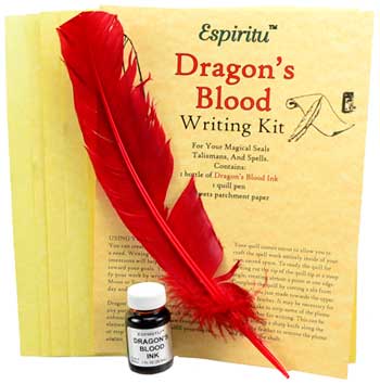 (image for) Dragon's Blood writing kit - Click Image to Close