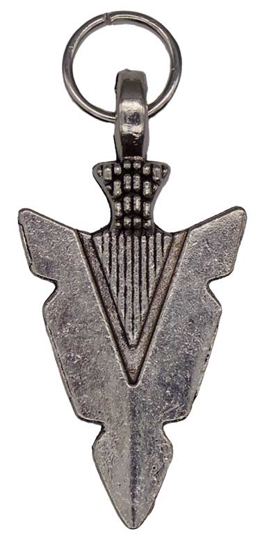 (image for) 1 1/4" Arrowhead amulet - Click Image to Close
