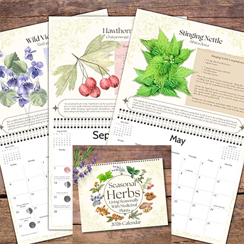 2026 Seasonal Herbs calendar (image for) 2026 Seasonal Herbs calendar