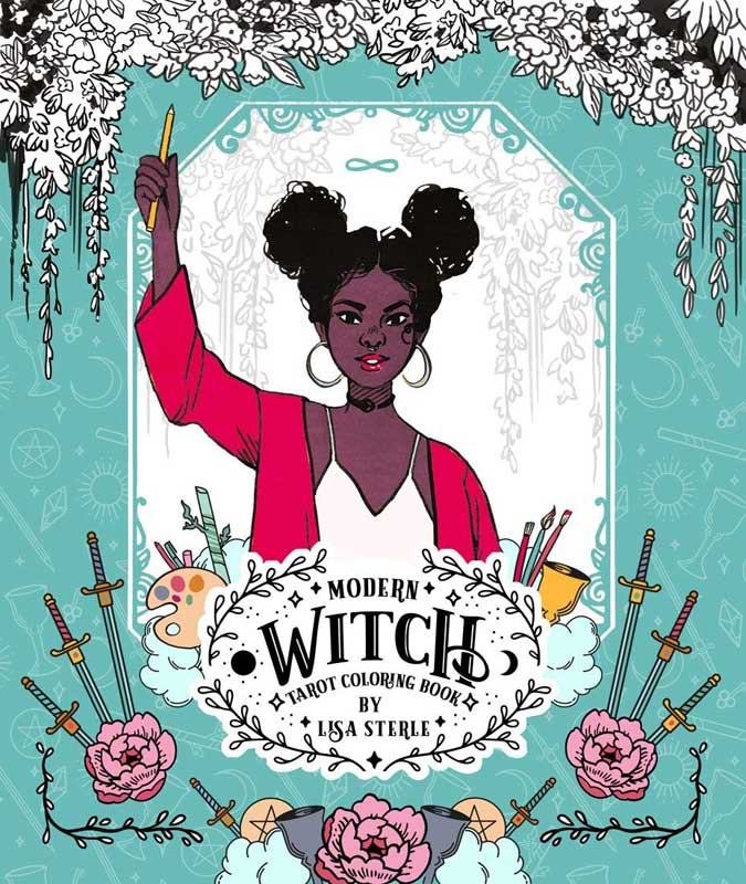 Modern Witch Tarot coloring book (image for) Modern Witch Tarot coloring book