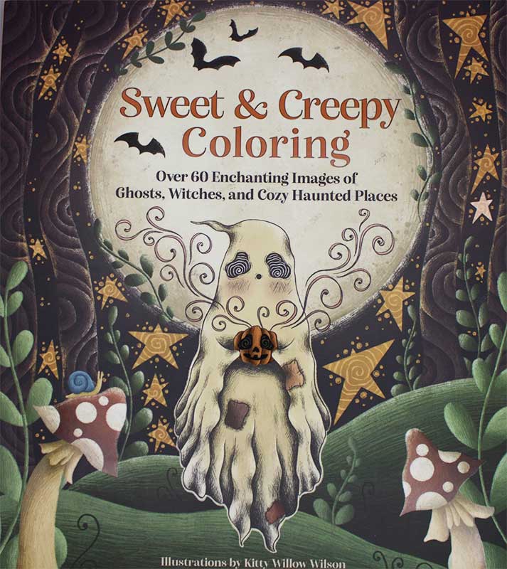 (image for) Sweet & Creepy coloring book
