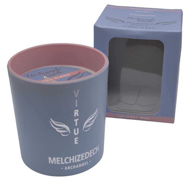 (image for) 22 hr Melchizedech Virtue archangel candle - Click Image to Close