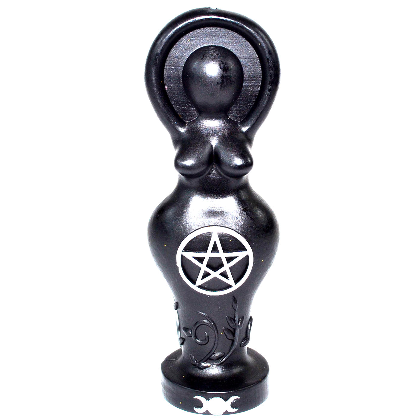 5 1/2" Black Goddess candle (image for) 5 1/2" Black Goddess candle