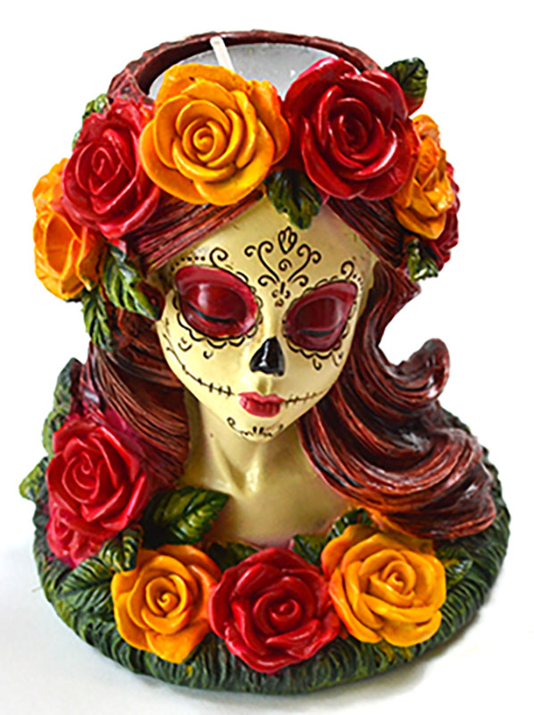 (image for) 4" Day of the Dead holder